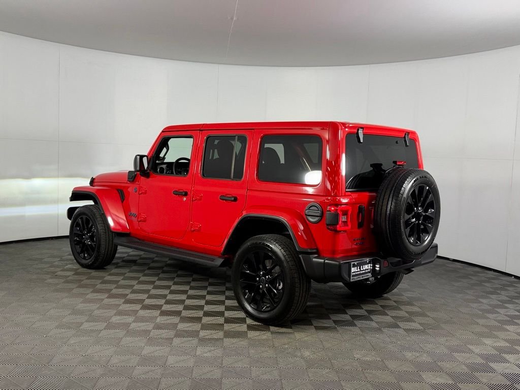 Certified Used 2025 Red Jeep Sahara 4xe image 8