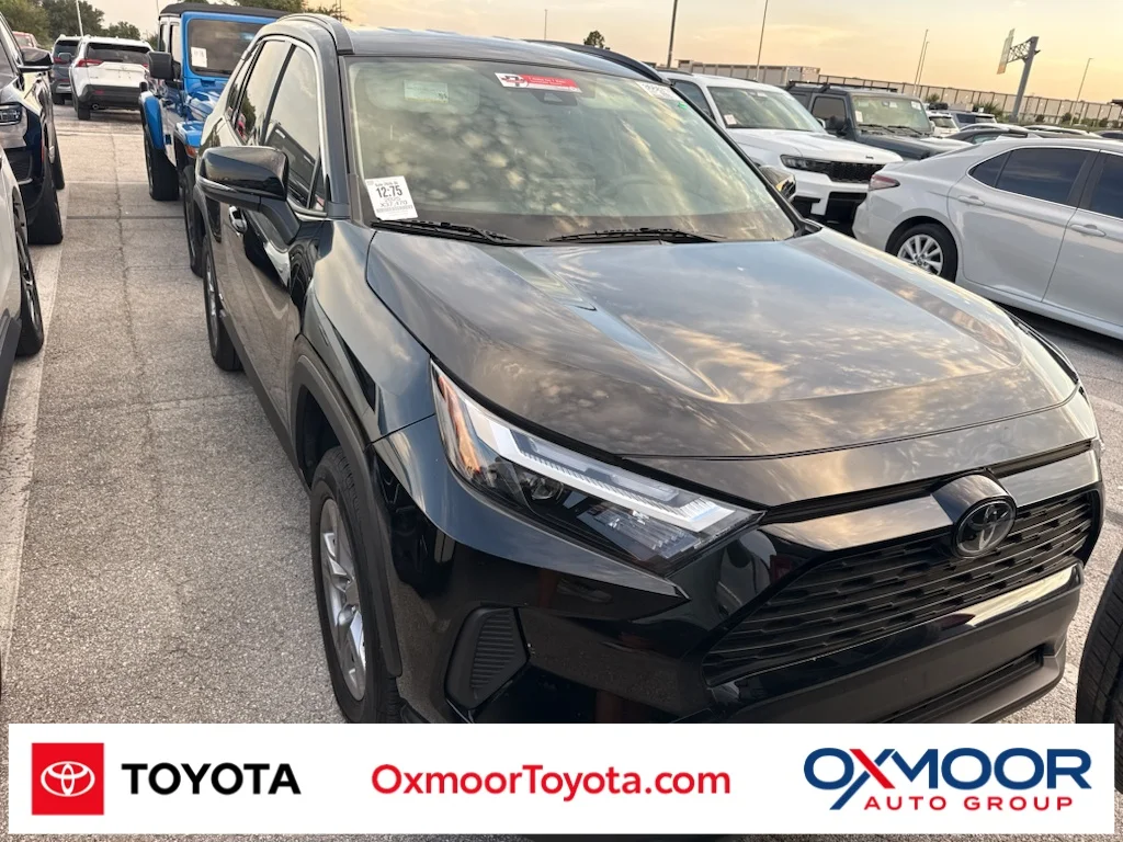 Used 2025 Midnight Black Metallic Toyota Hybrid XLE image 1
