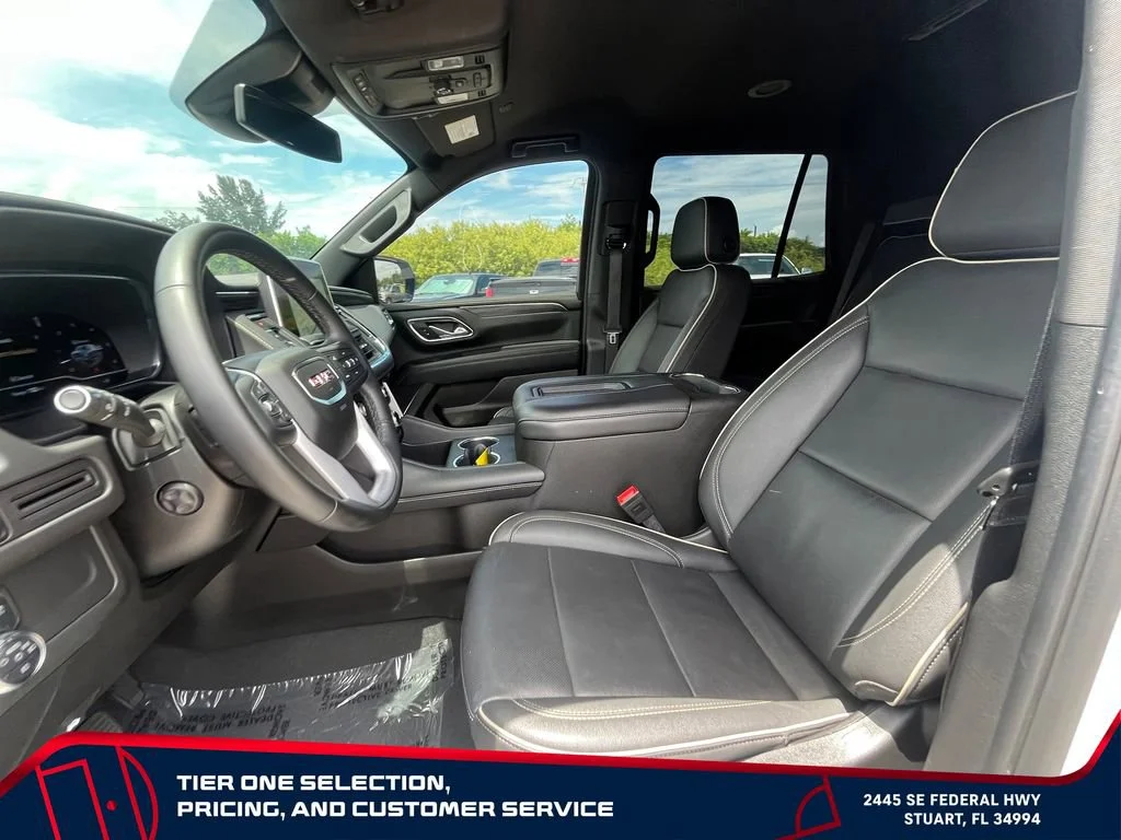 Used 2024 White Frost Tricoat GMC SLT image 10