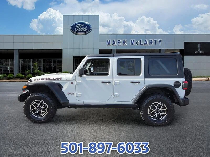 Used 2026 Bright White Clearcoat JEEP RUBICON 4 DOOR 4X4 image 2