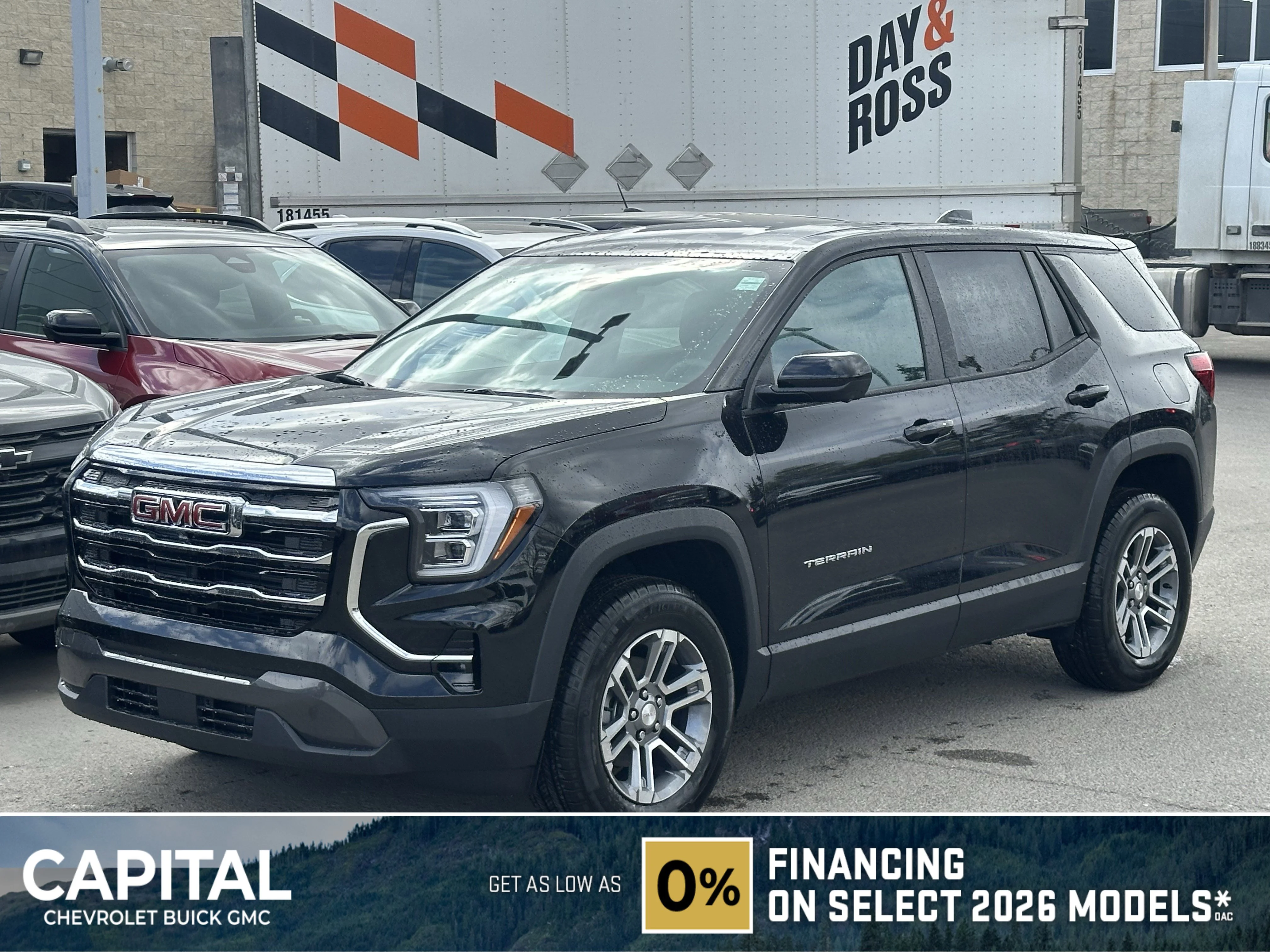 New 2026 Ebony Twilight Metallic GMC AWD Elevation image 1