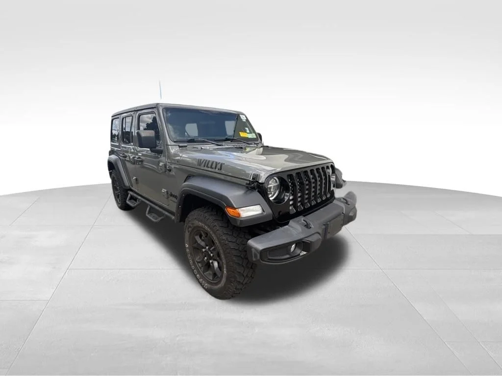 Used 2022 Gray Jeep Unlimited Willys image 9
