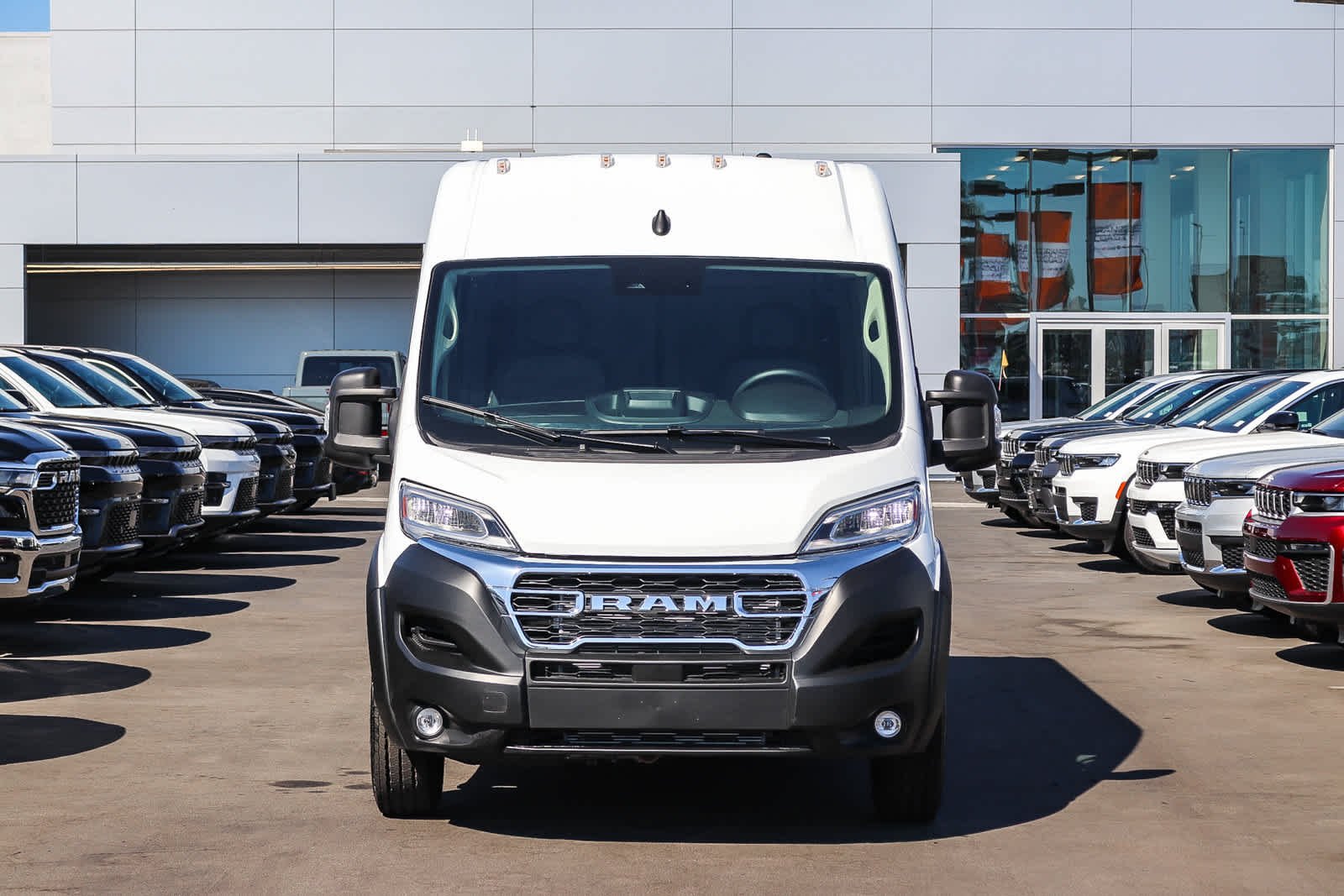 New 2027 Bright White Clearcoat RAM SLT image 2
