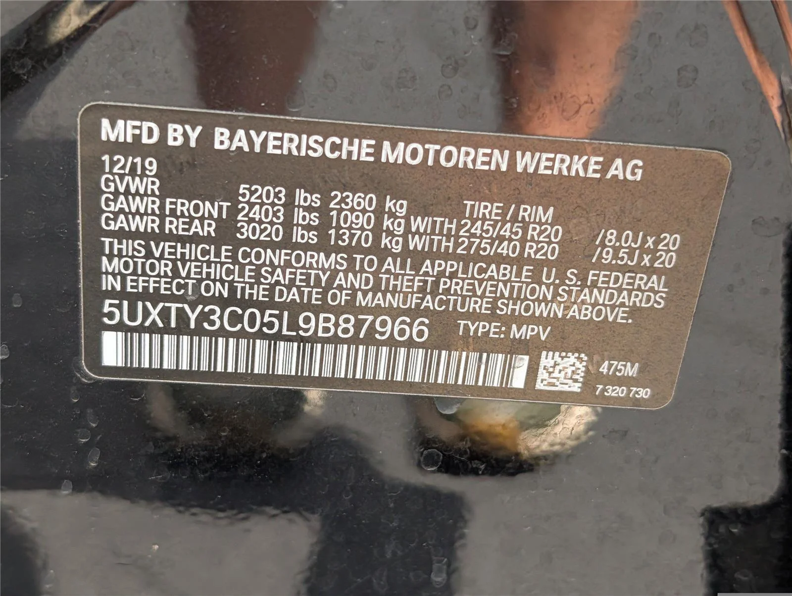 Used 2020 Black Sapphire Metallic BMW sDrive30i image 35