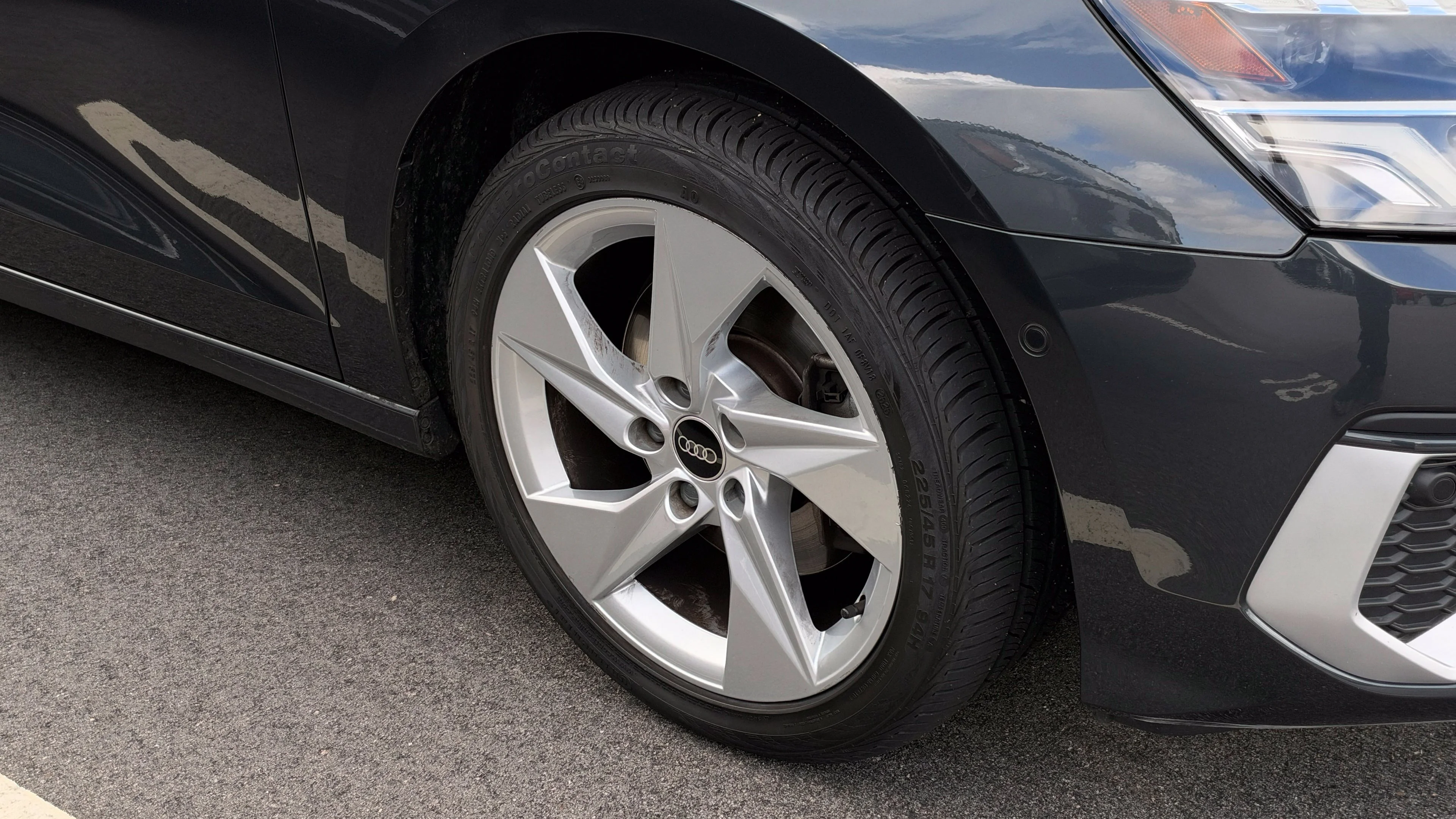 Used 2023 Gray Metallic Audi 40 Premium image 4