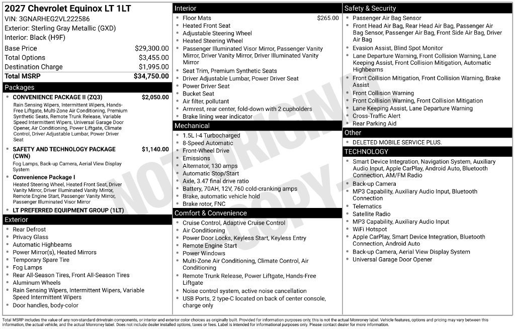 2027 Chevrolet Equinox LT - Photo 4
