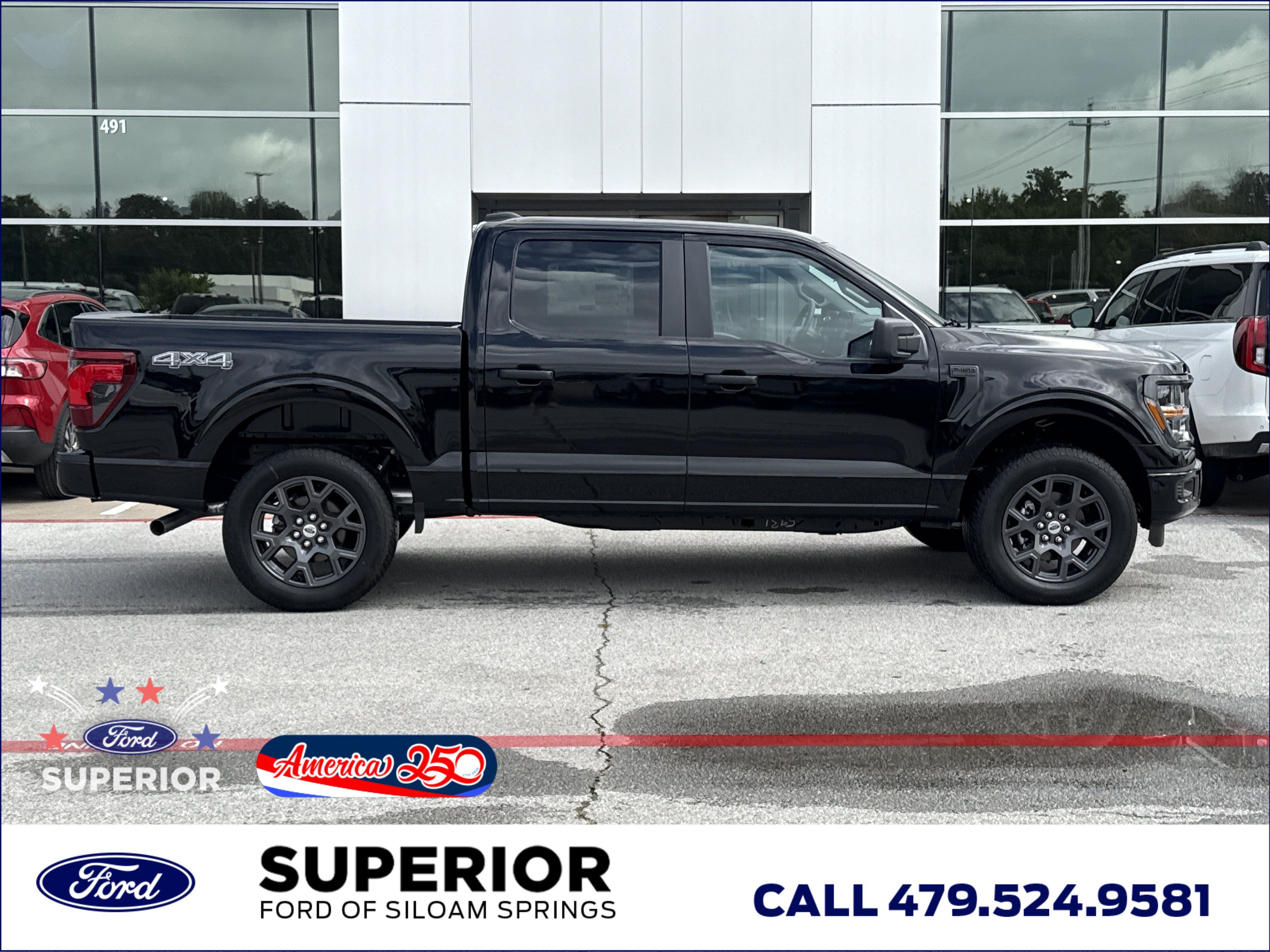 New 2026 Agate Black Metallic Ford STX 4WD image 2