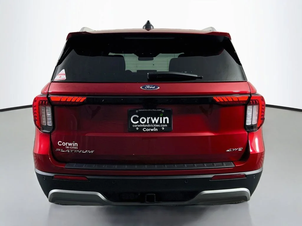 New 2026 Rapid Red Metallic Tinted Clearcoat Ford Platinum image 13