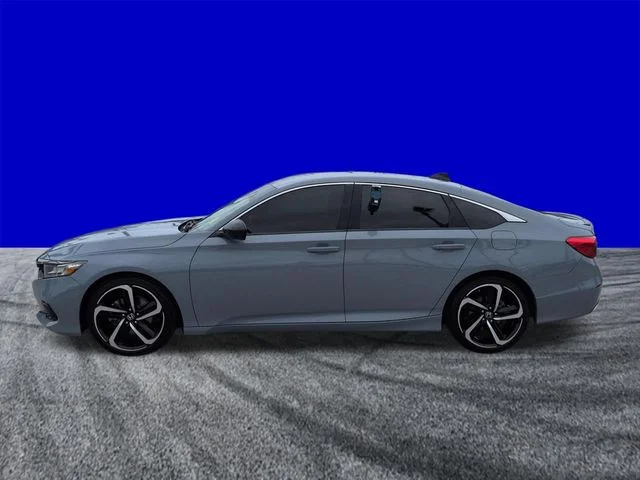 Certified Used 2021 Blue Honda Sport image 7
