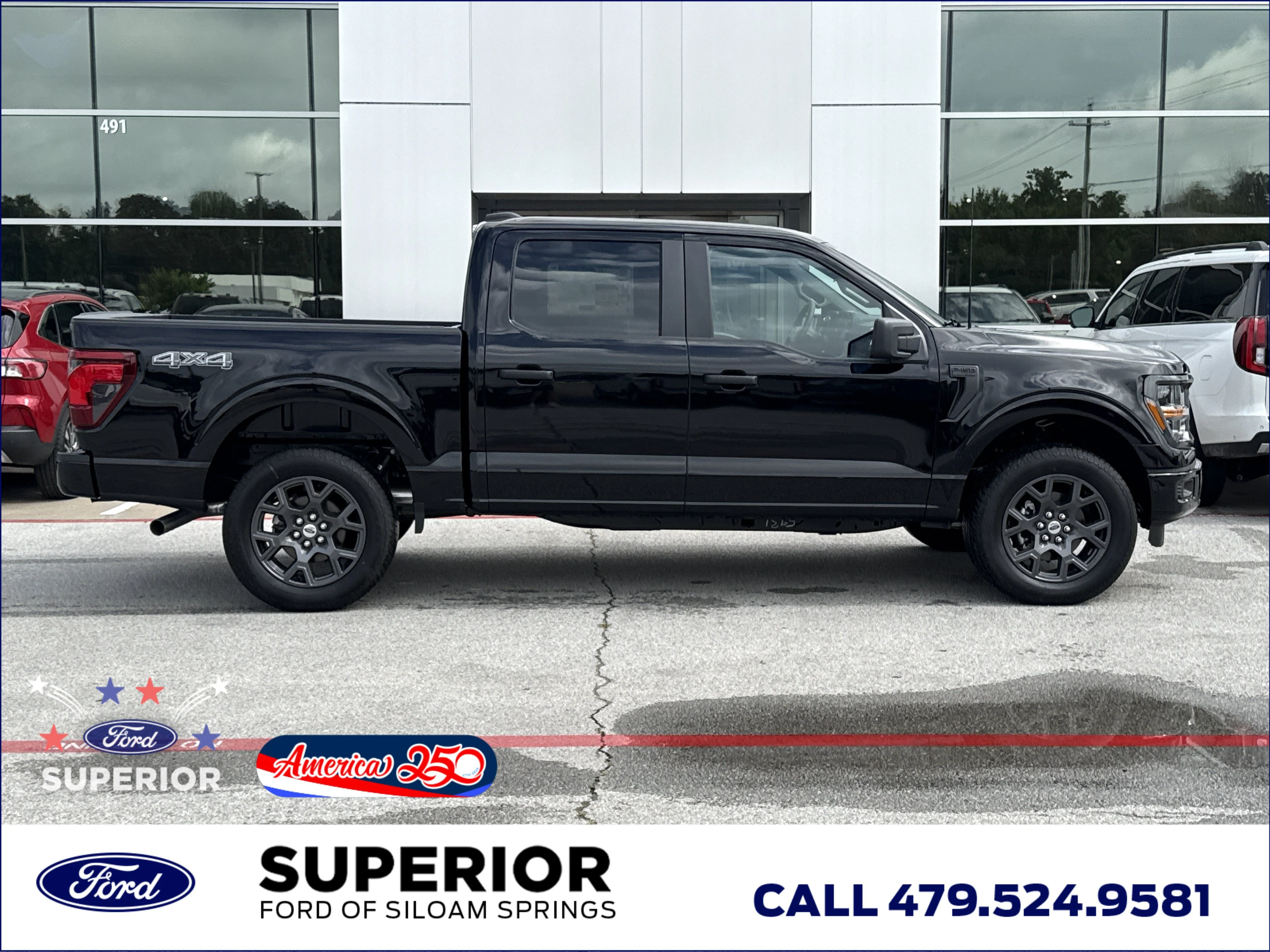 New 2026 Agate Black Metallic Ford STX 4WD image 2
