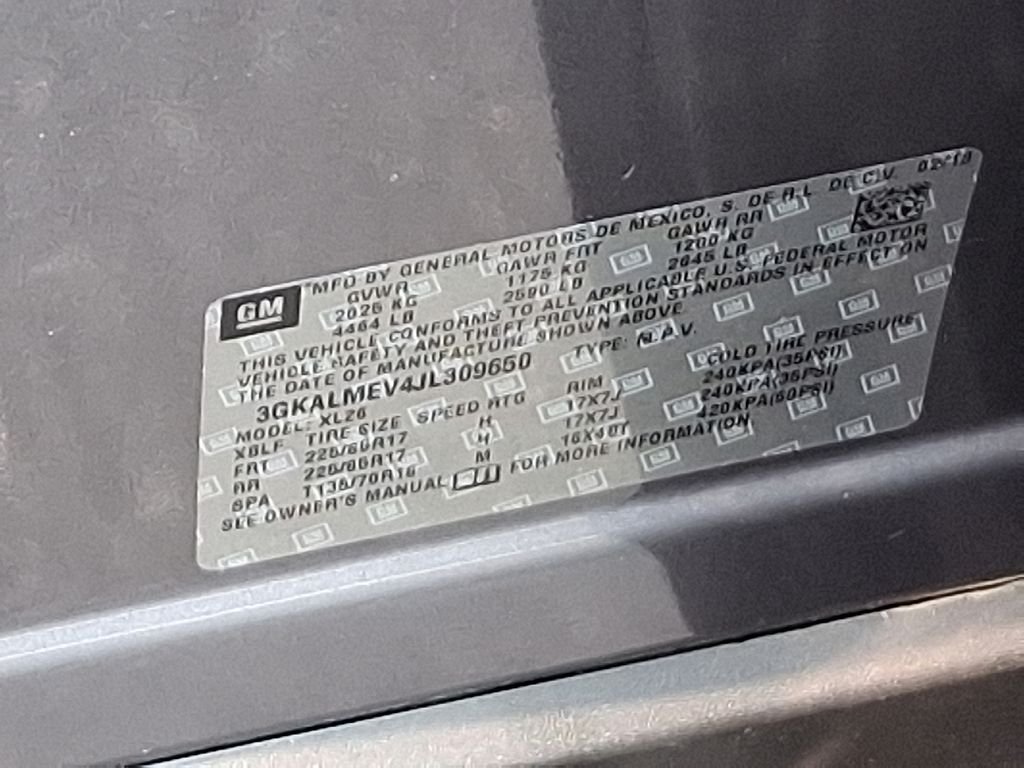 Used 2018 Steel Metallic GMC SLE image 28