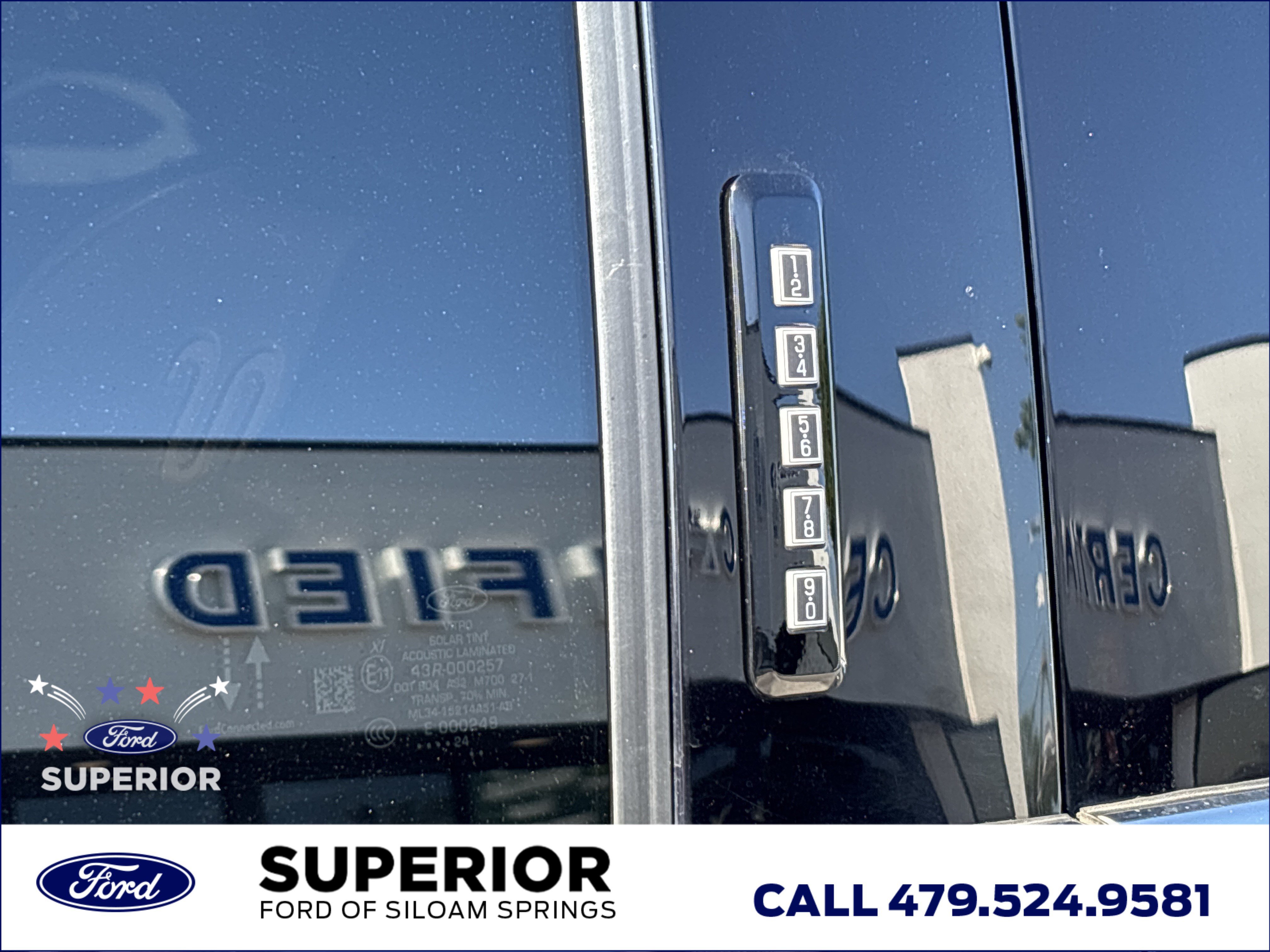 Used 2024 Antimatter Blue Metallic Ford King Ranch CrewCab 4WD image 17