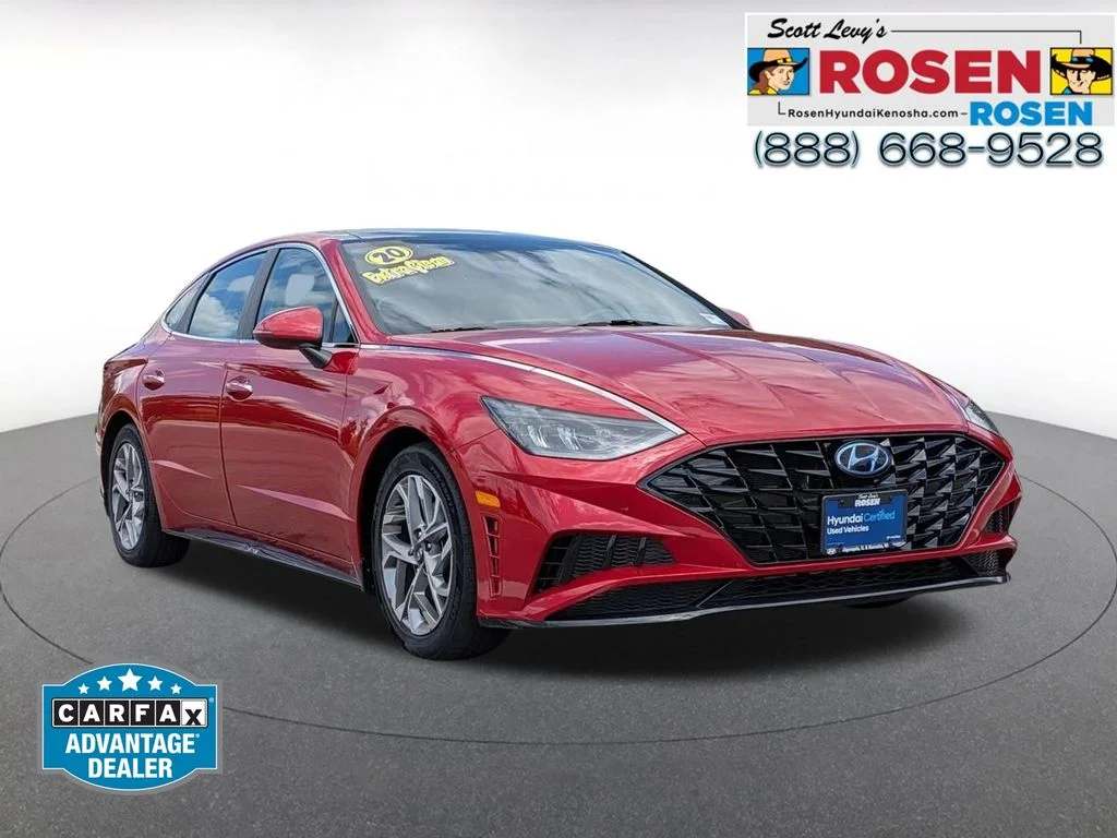 Used 2020 Red Hyundai SEL image 1