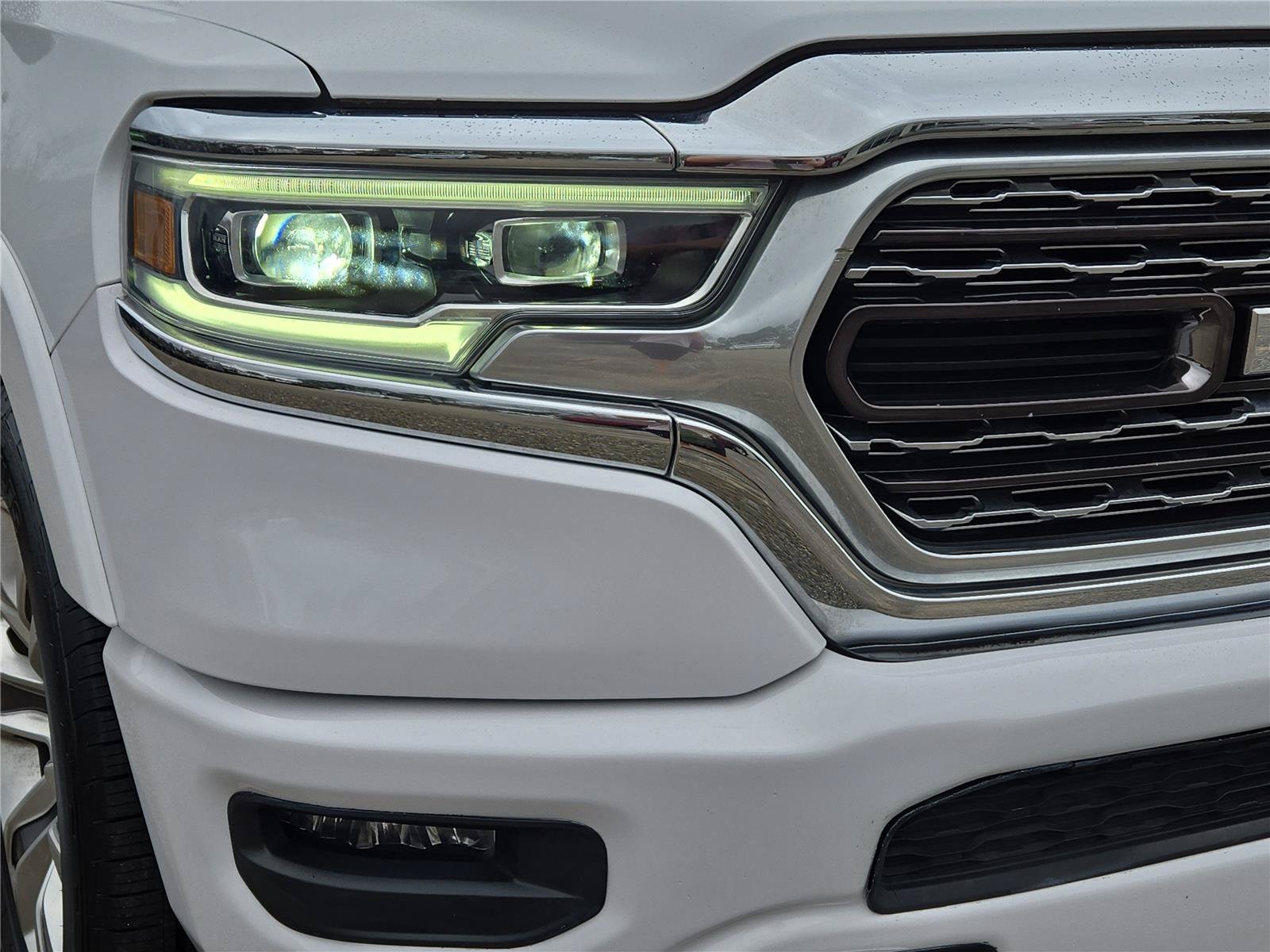 Used 2023 Bright White Clearcoat Ram Limited image 3