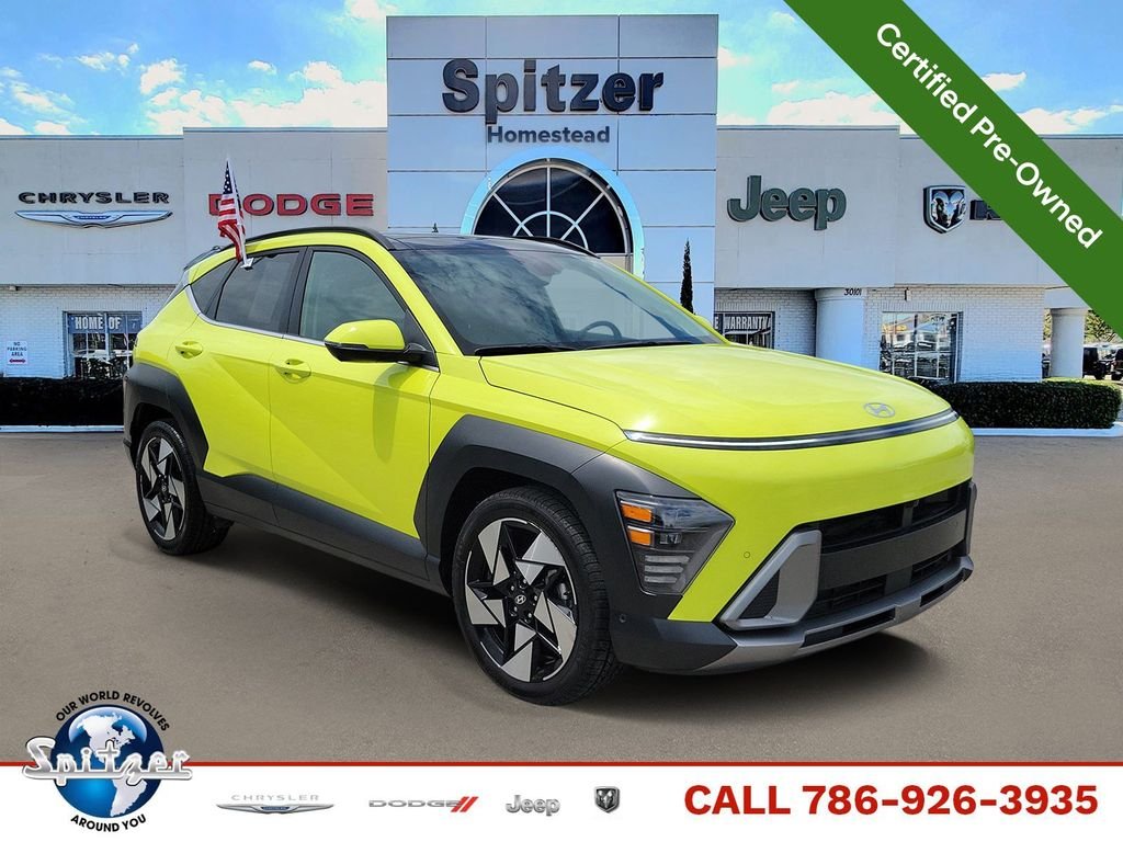 Used 2024 Yellow Hyundai Limited image 1