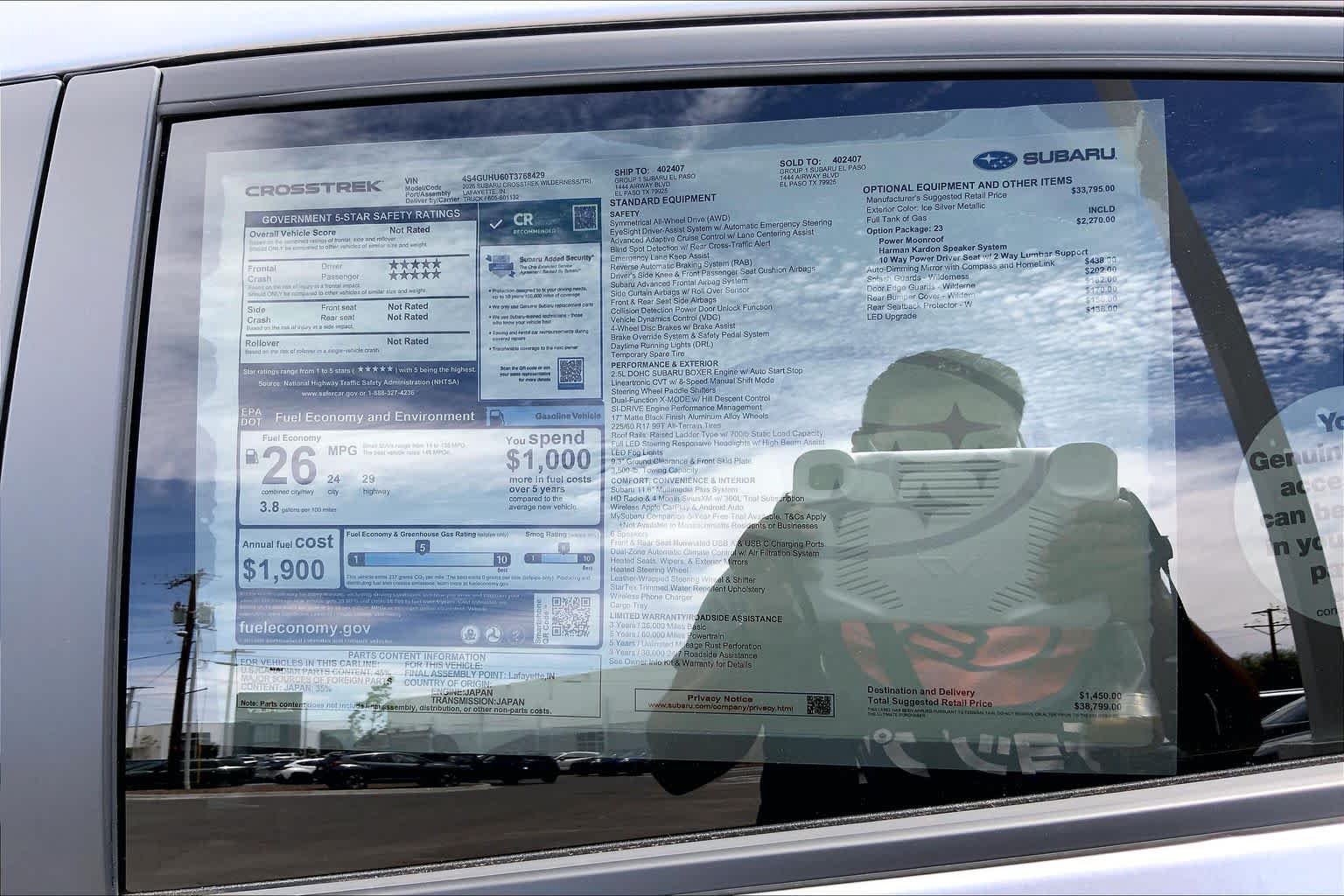 New 2026 ICE SILVER METALLIC Subaru Wilderness image 18