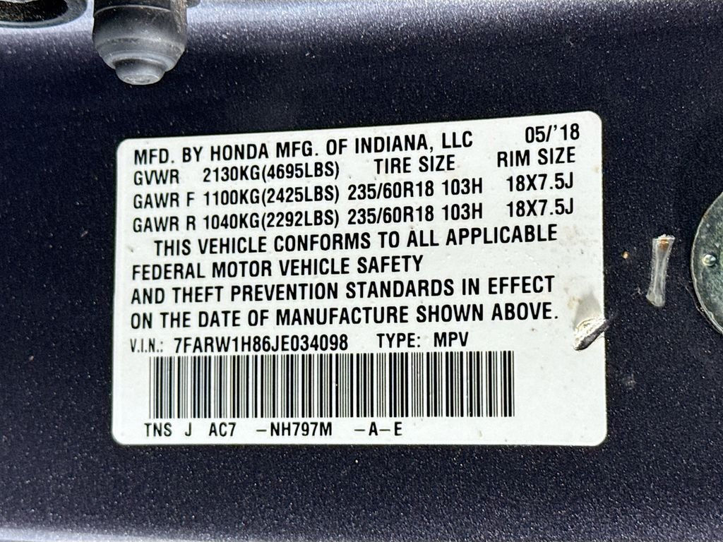 Used 2018 Gray Honda EX-L image 35