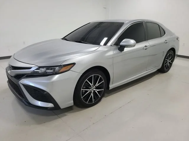Used 2023 Celestial Silver Metallic Toyota SE image 6
