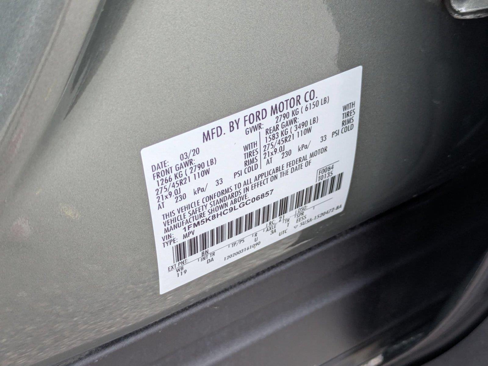Used 2020 Silver Spruce Metallic Ford Platinum image 35