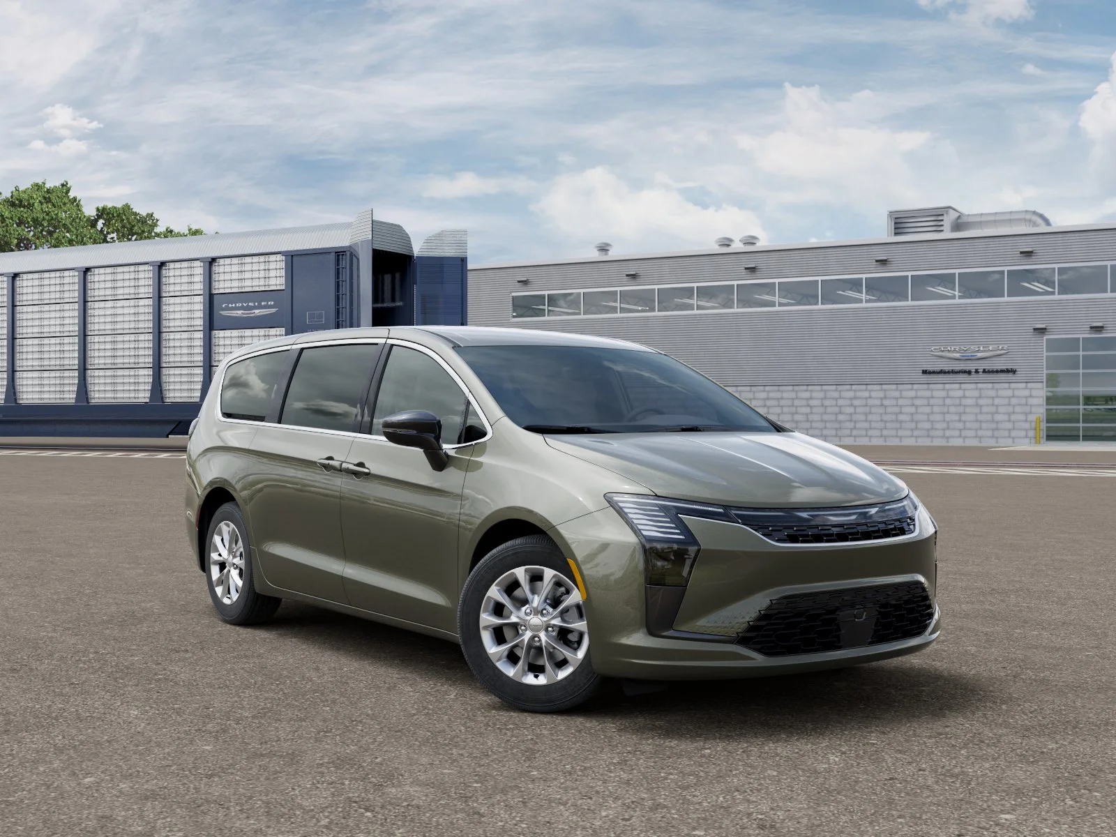 New 2027 Olive Green Pearl-Coat Exterior Paint Chrysler Select image 3