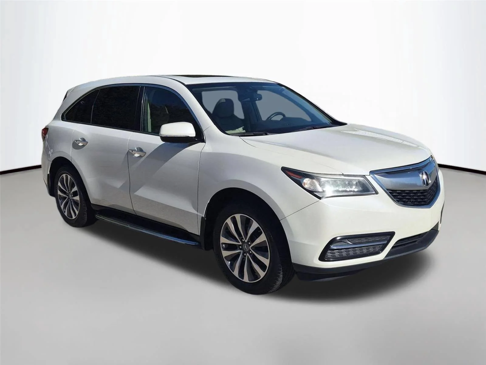 Used 2014 White Diamond Pearl Acura Tech/Entertainment Pkg image 7
