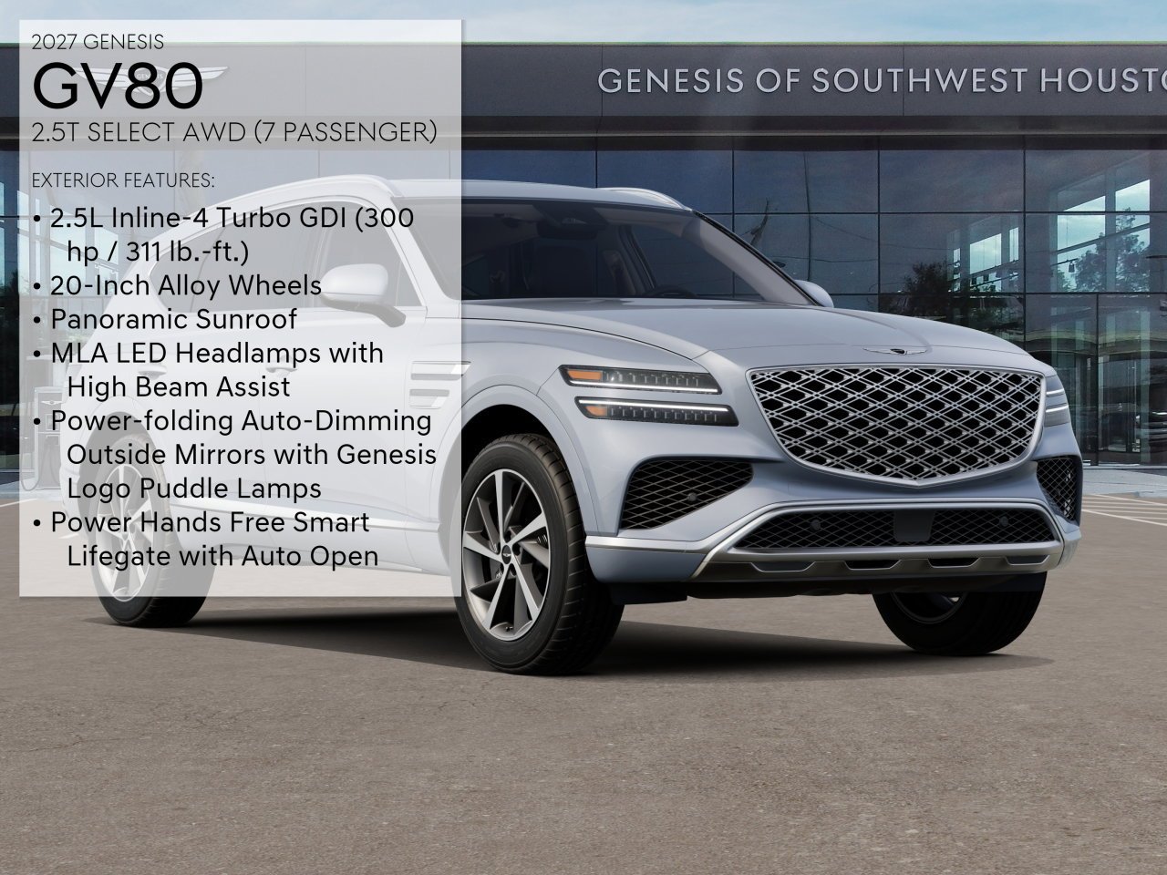 New 2027 Bering Blue Genesis 2.5T SELECT image 3