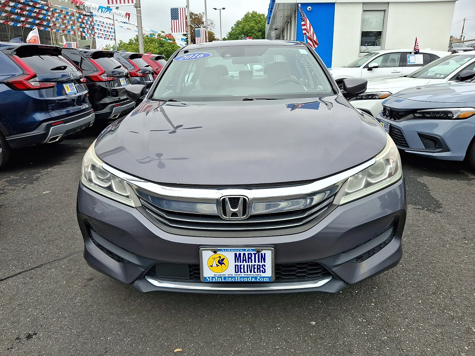Used 2016 Honda Accord LX with VIN 1HGCR2F47GA235185 for sale in Ardmore, PA
