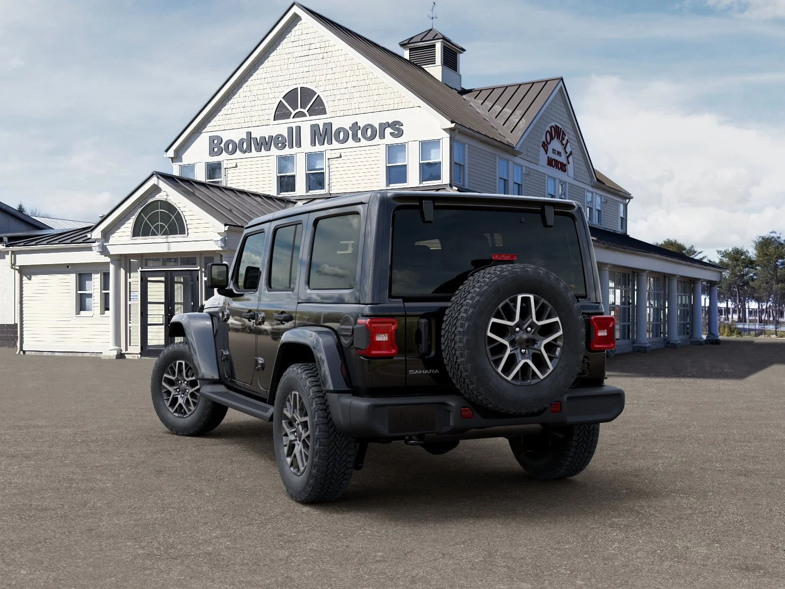 New 2026 Black Clear-Coat Exterior Paint Jeep 4-Door Sahara 4x4 image 29