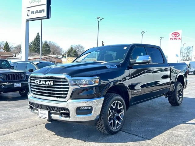New 2026 Diamond Black Crystal Pearl-Coat Exterior Paint RAM Laramie image 5