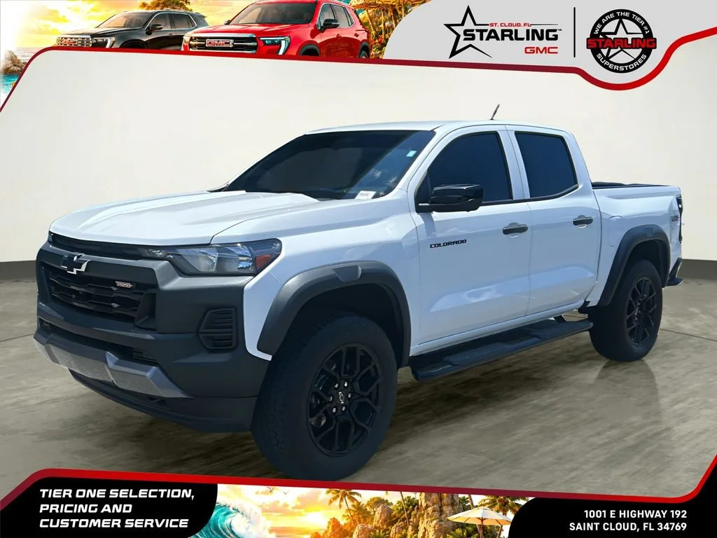 Used 2023 Summit White Chevrolet Trail Boss image 1