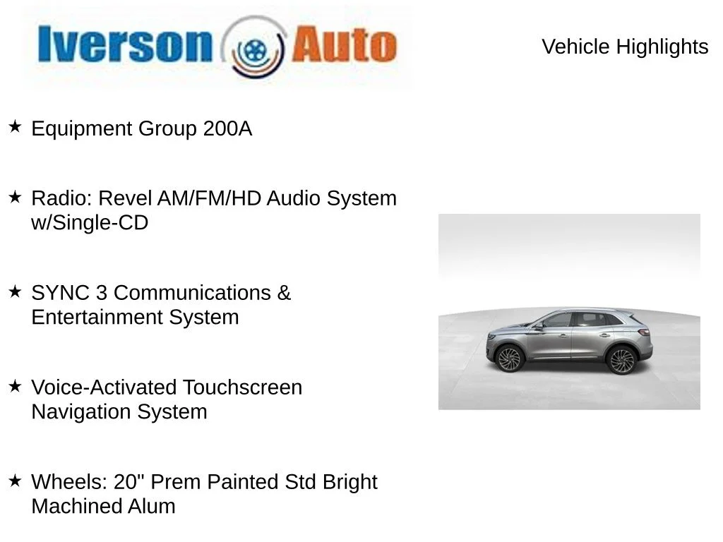 Used 2020 Silver Lincoln Reserve image 2