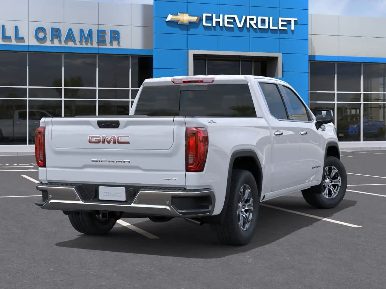 New 2026 Glacier White Tricoat GMC SLT image 4