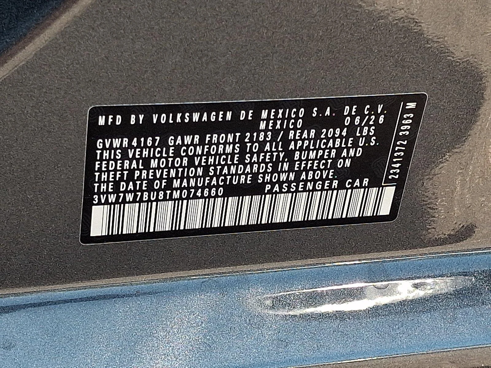 New 2026 Platinum Gray Metallic Volkswagen SE image 20