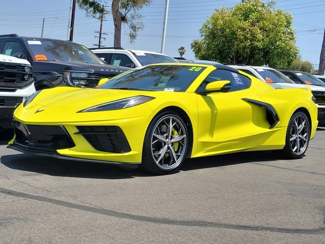 Certified Used 2020 Accelerate Yellow Metallic Chevrolet Stingray image 24