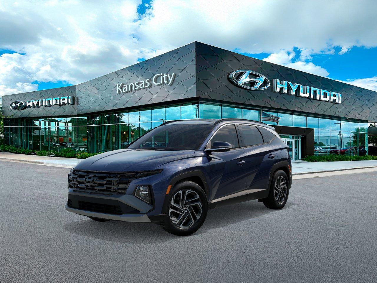 New 2026 Atlantis Blue Hyundai Limited AWD image 1