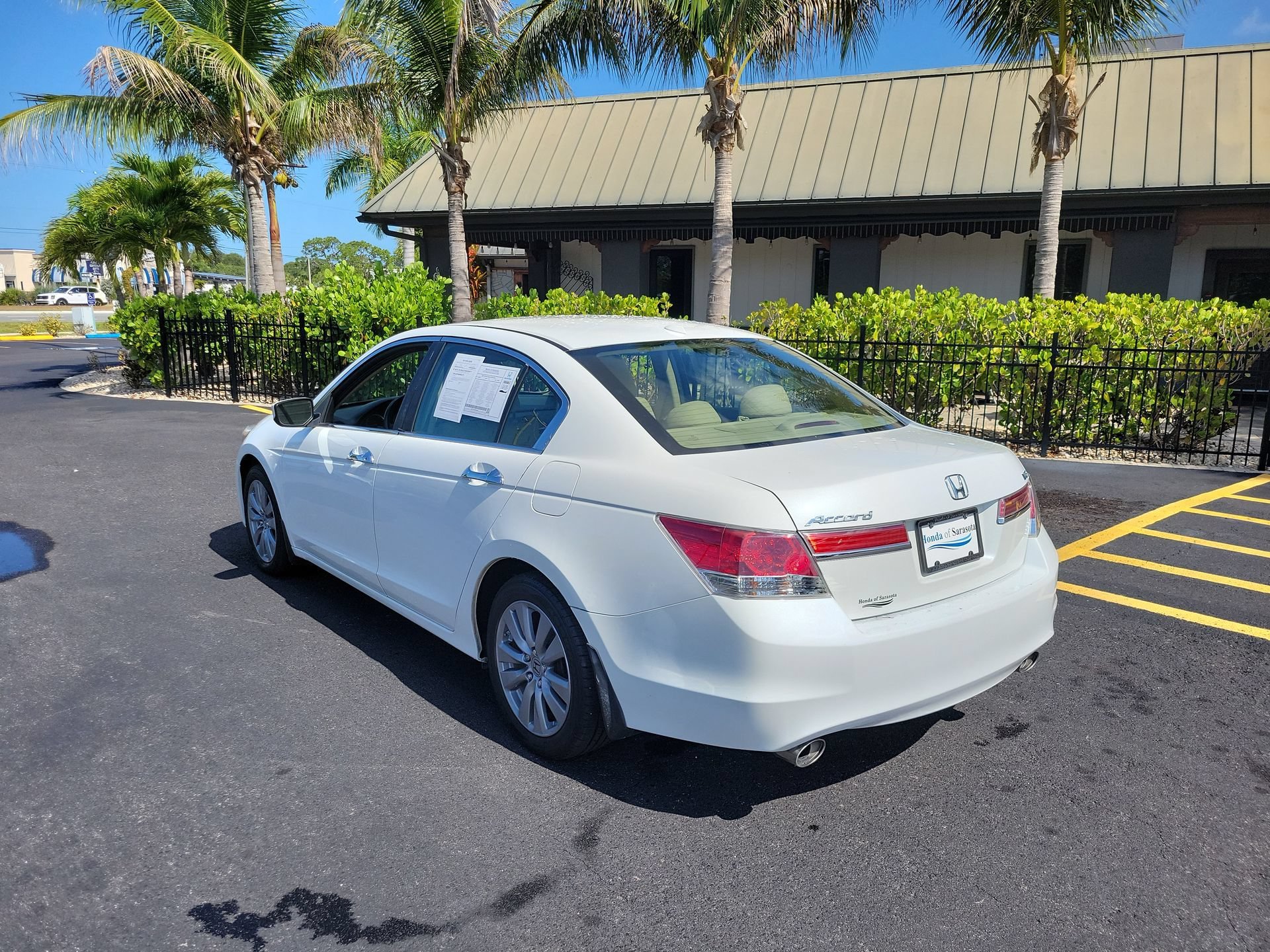 Used 2012 Taffeta White Honda EX-L image 7