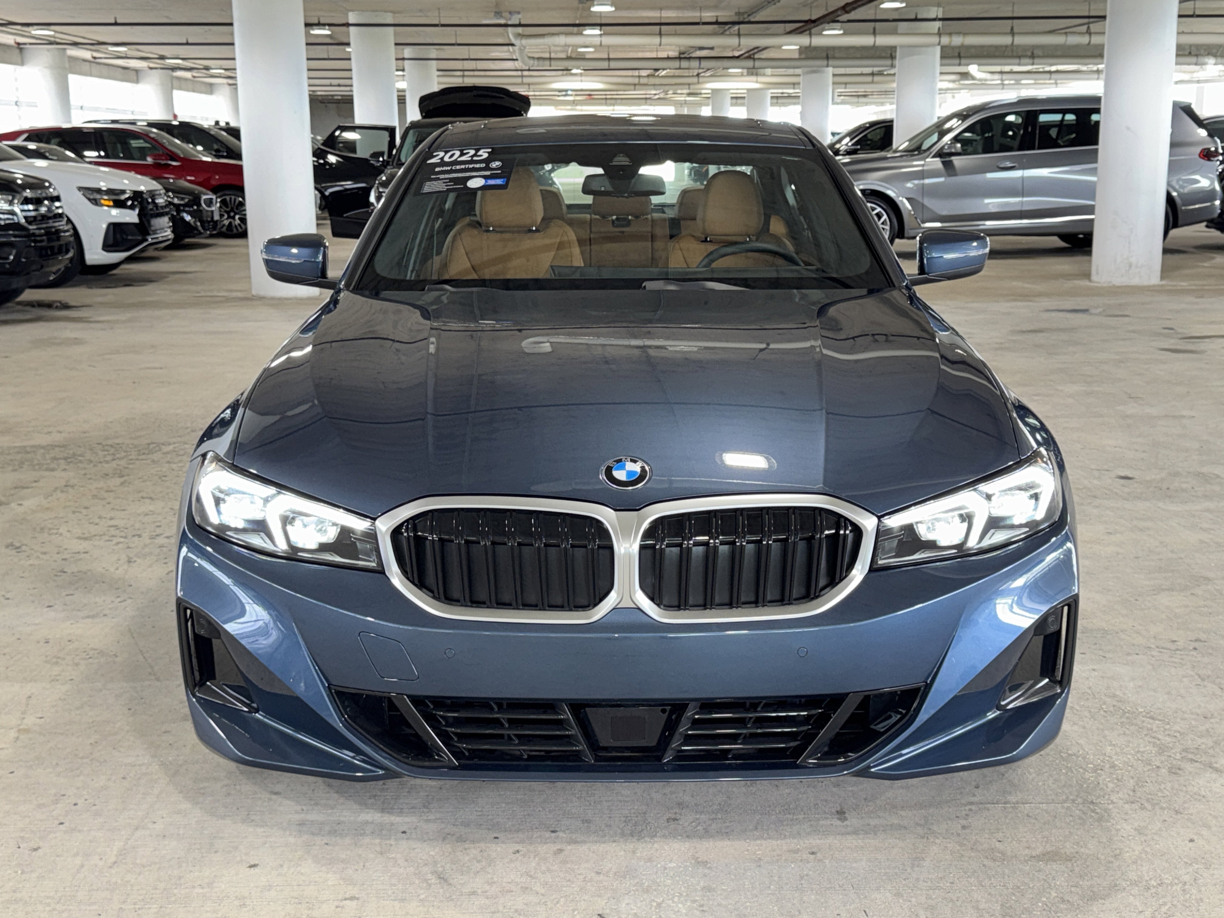 Used 2025 Arctic Race Blue Metallic BMW 330i image 3