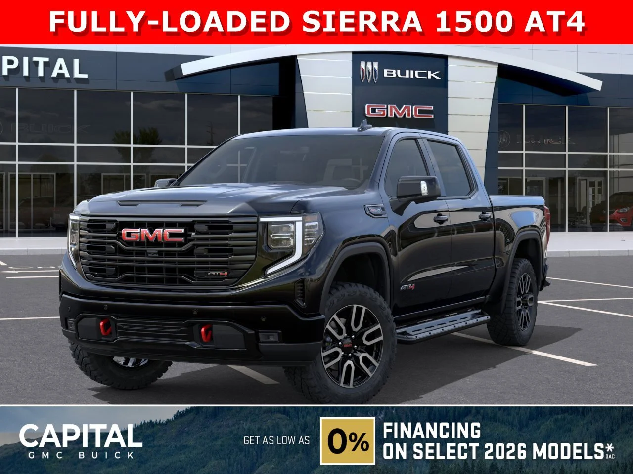 New 2026 ONYX BLACK GMC AT4 image 1