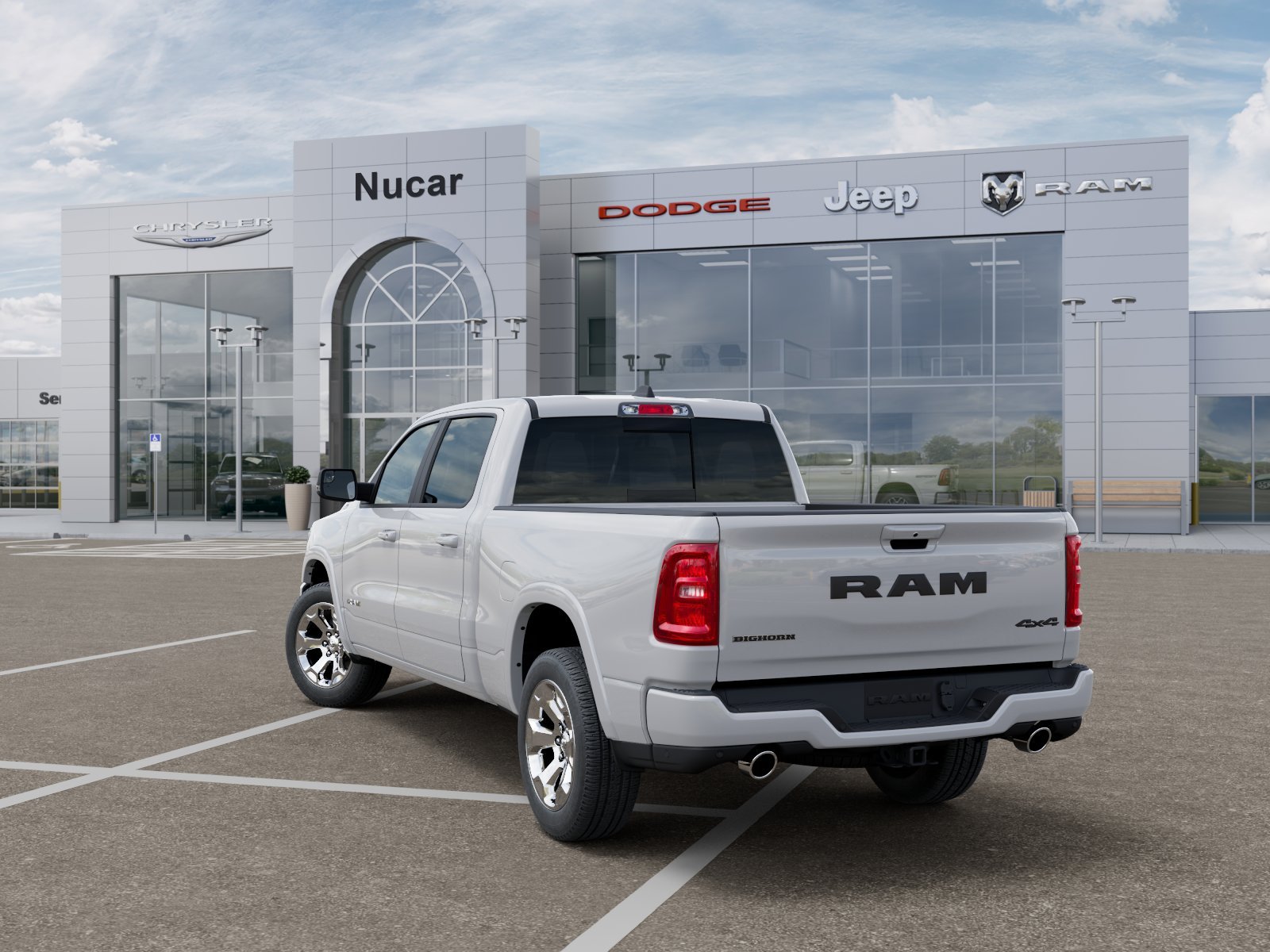 New 2026 Bright White Clear-Coat Exterior Paint RAM Big Horn/Lone Star image 4