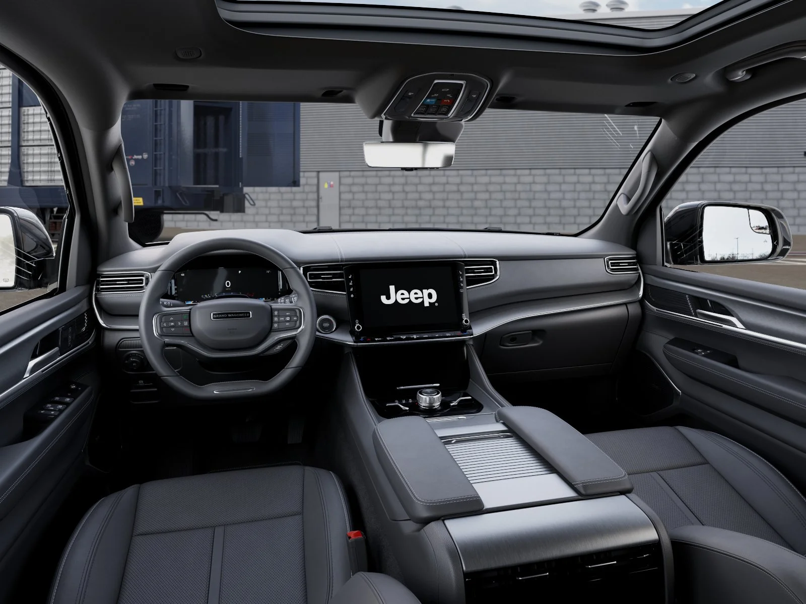 New 2026 Bright White Clear-Coat Exterior Paint Jeep Grand Wagoneer image 23