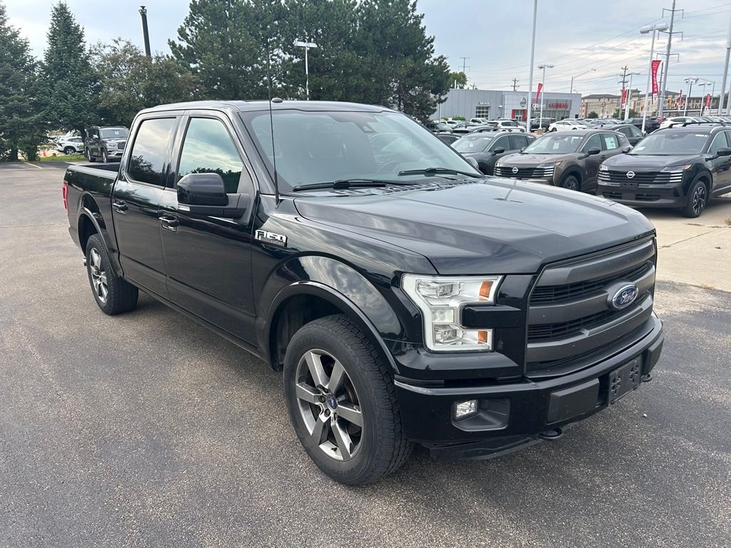Used 2017 Shadow Black Ford Lariat image 1