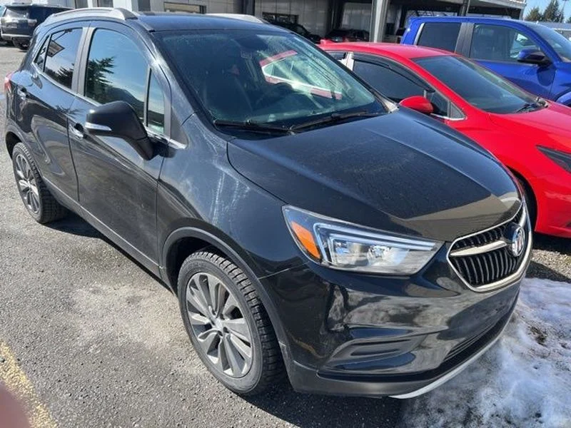 Used 2018 Black Carbon Metallic Buick Preferred image 1