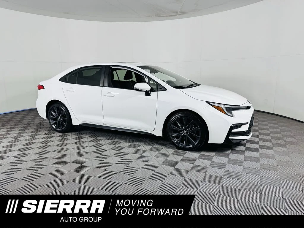 Used 2024 White Toyota SE image 1