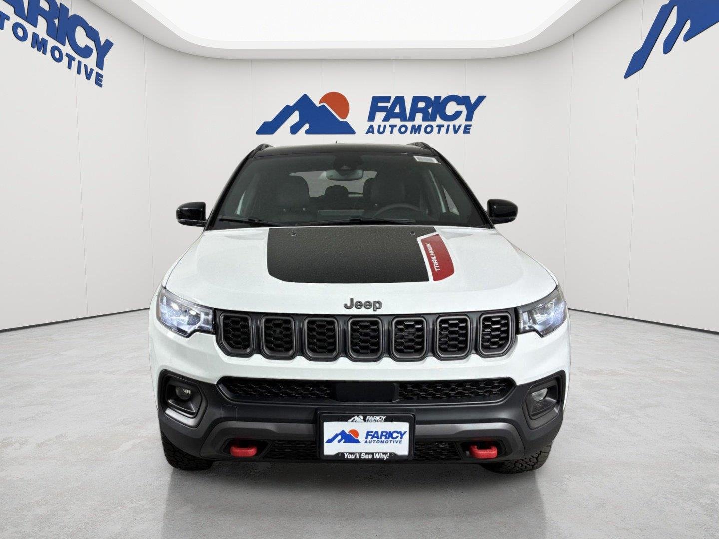 New 2026 Bright White Clear-Coat Exterior Paint Jeep Trailhawk image 3