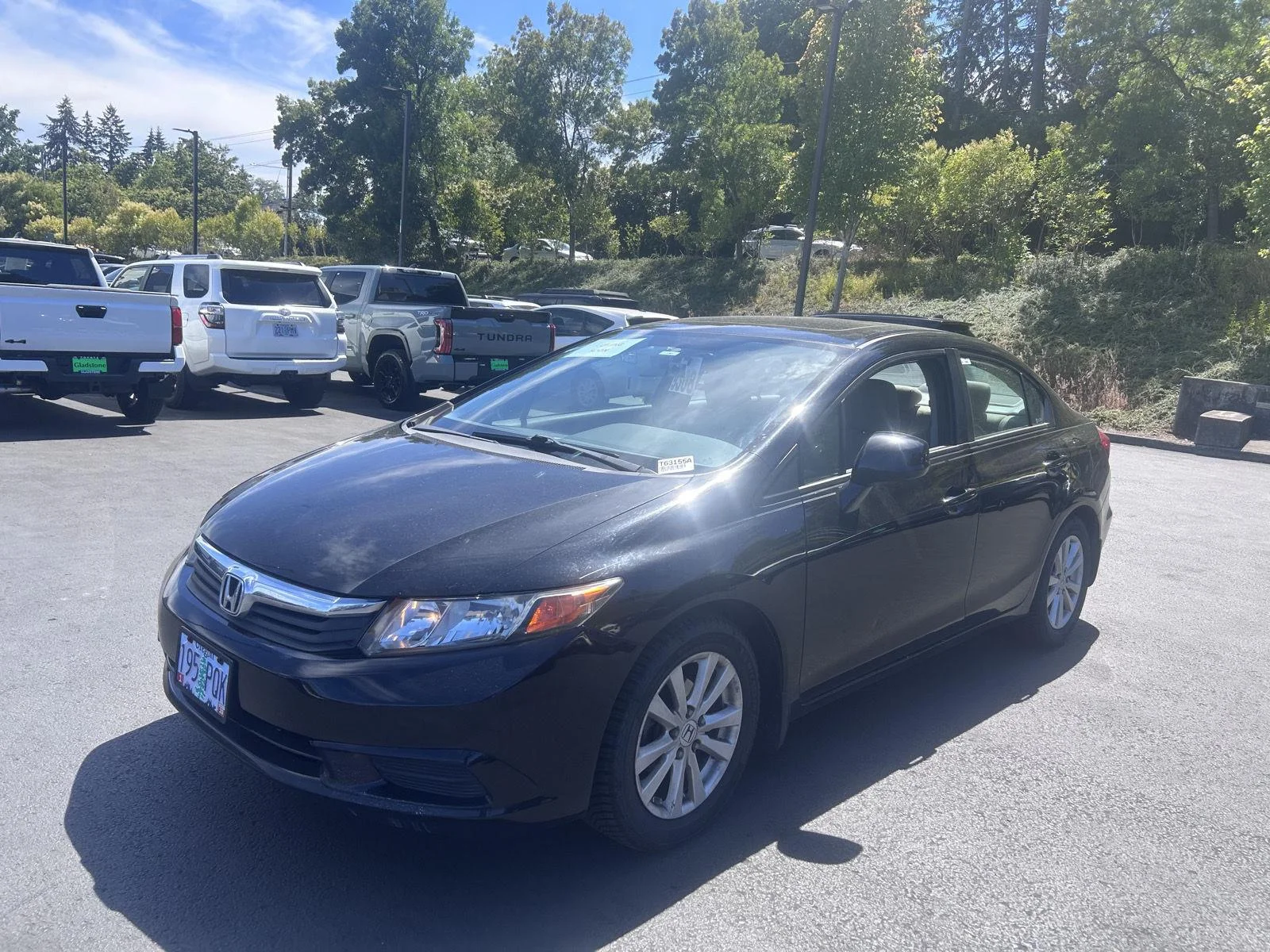 Used 2012 Honda Civic EX with VIN 19XFB2F86CE078047 for sale in Gladstone, OR