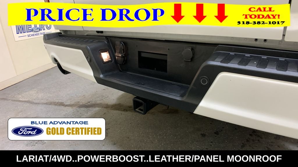 Certified Used 2025 White Metallic Ford Lariat image 20