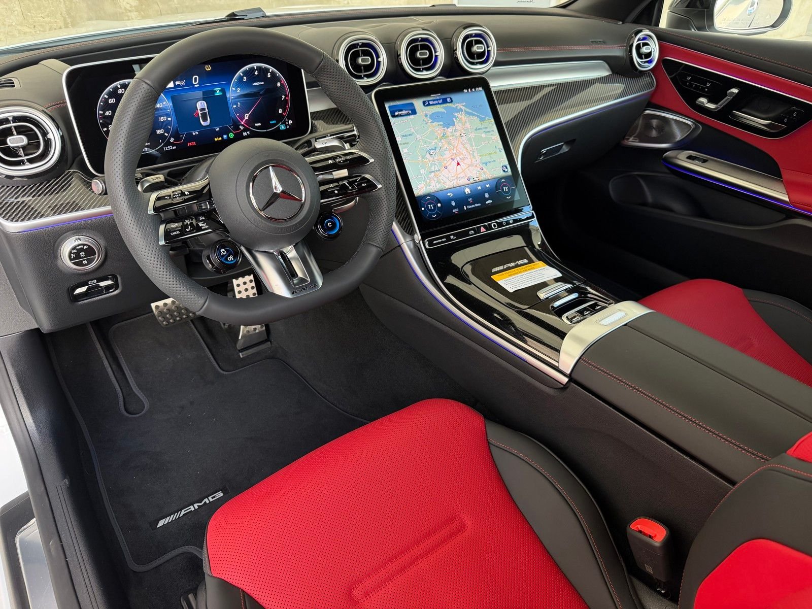 New 2026 MANUFAKTUR Moonlight White Metallic Mercedes-Benz AMG® CLE 53 4MATIC+ Cabriolet image 7