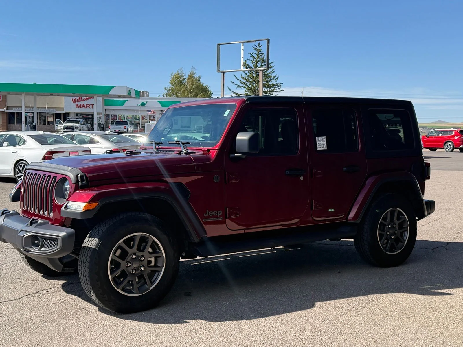Used 2021 Red Jeep Unlimited Sport S image 9