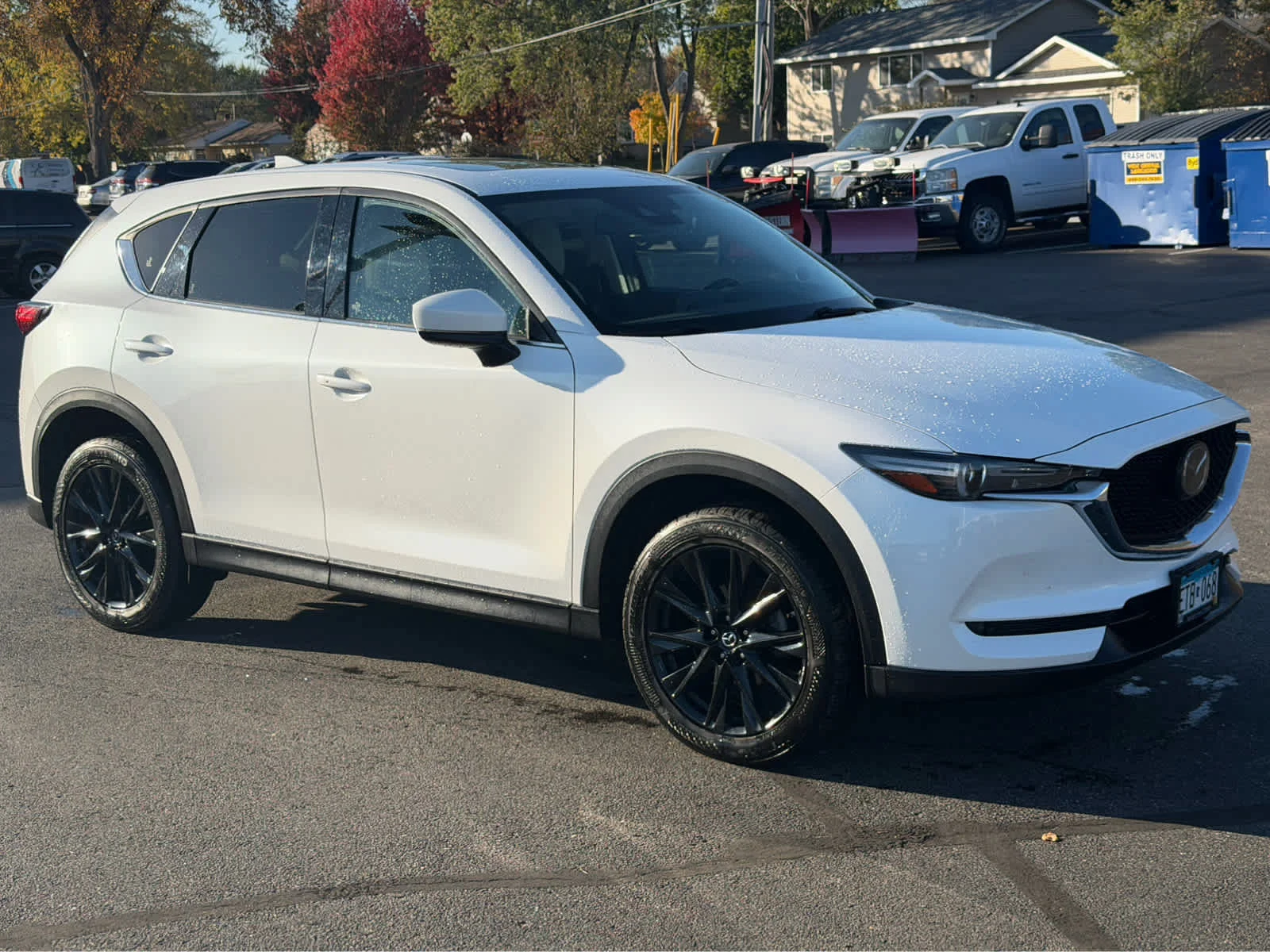 Used 2020 Snowflake White Pearl Mica Mazda Grand Touring image 1