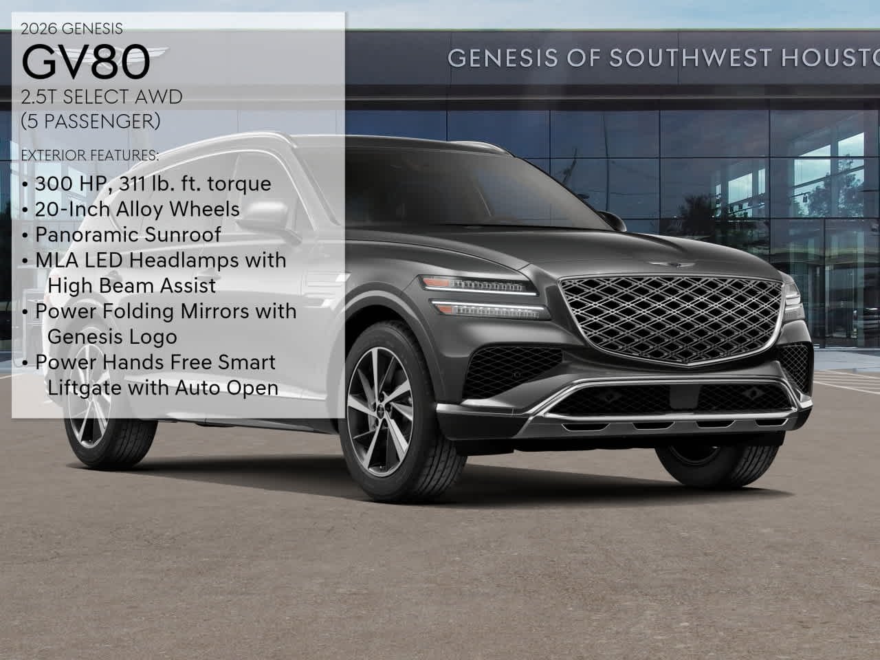 New 2026 Makalu Gray Genesis 2.5T SELECT image 3